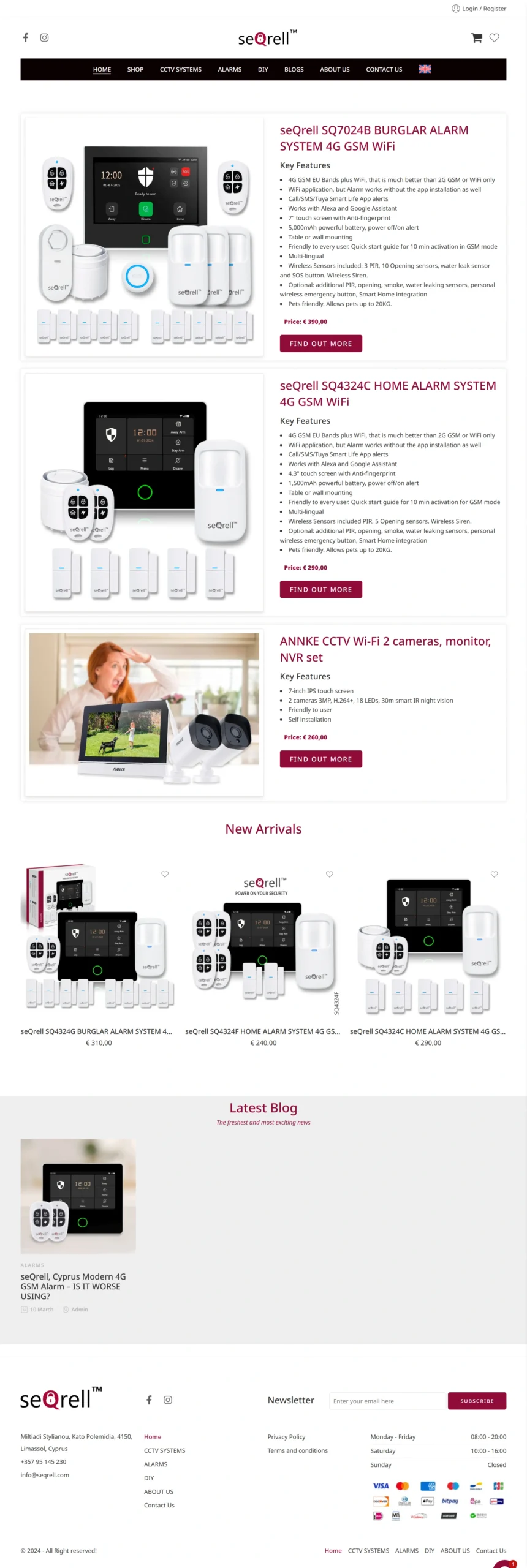 Security & Surveillance E-commerce Store